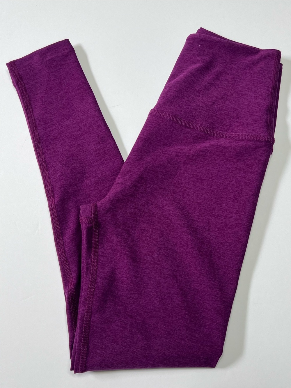 Beyond Yoga High Waisted Heathered Purple Leggings Size Small
